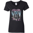 T-Shirts Black / S Kingdom Trio Women's V-Neck T-Shirt