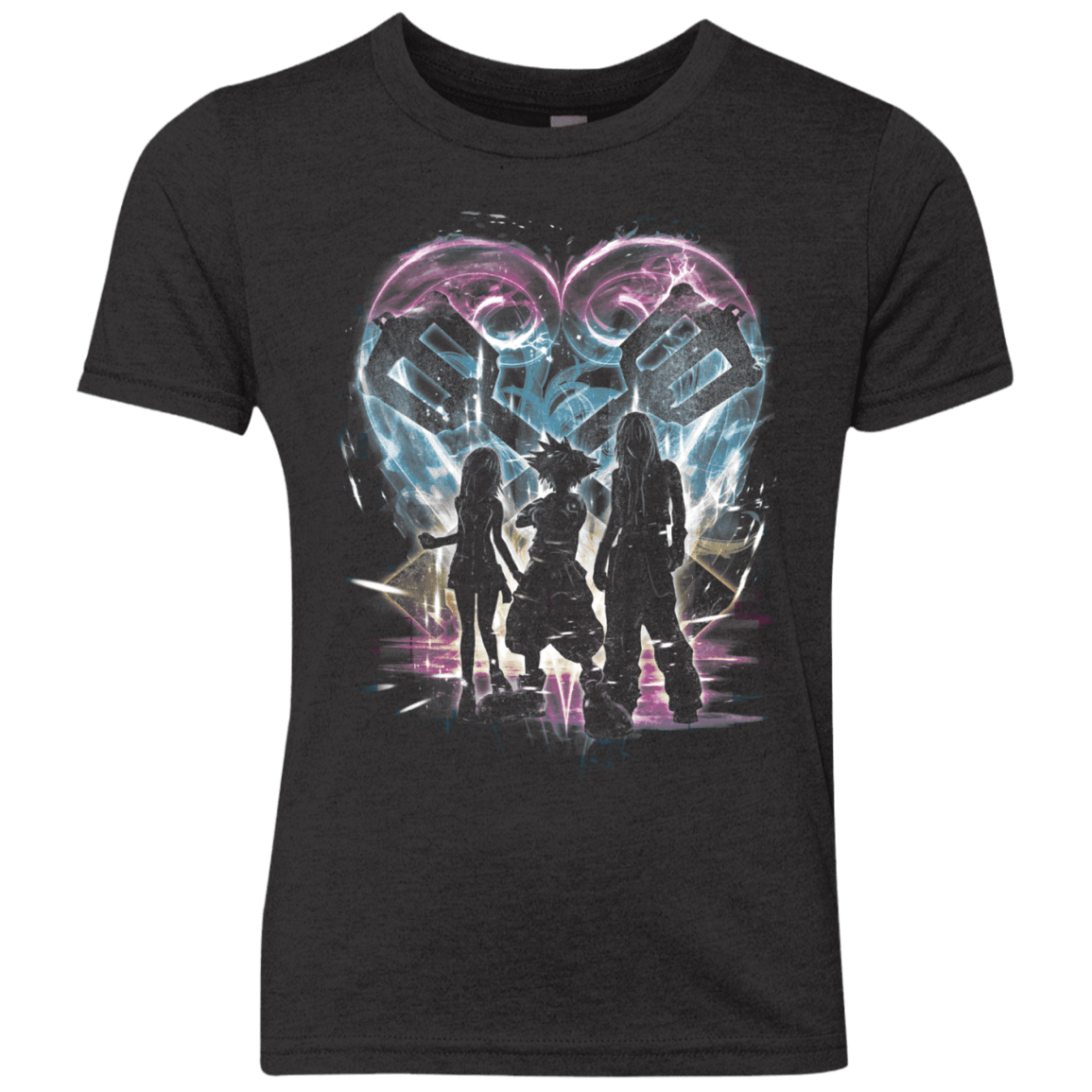 T-Shirts Vintage Black / YXS Kingdom Trio Youth Triblend T-Shirt
