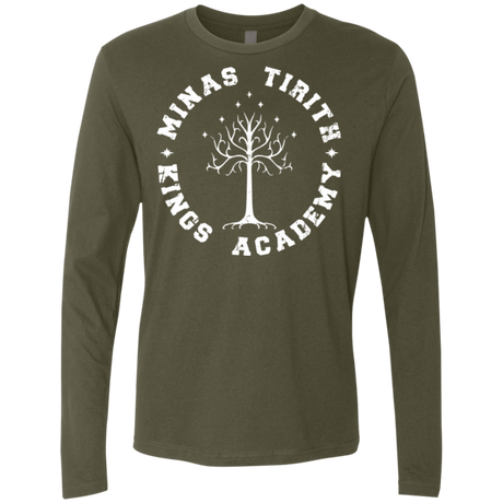 T-Shirts Military Green / Small Kings Academy Men's Premium Long Sleeve