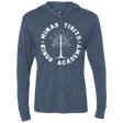 T-Shirts Indigo / X-Small Kings Academy Triblend Long Sleeve Hoodie Tee