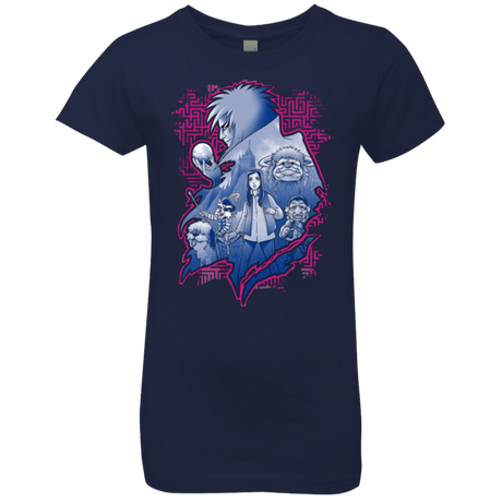 T-Shirts Midnight Navy / YXS Kings Labyrinth Girls Premium T-Shirt