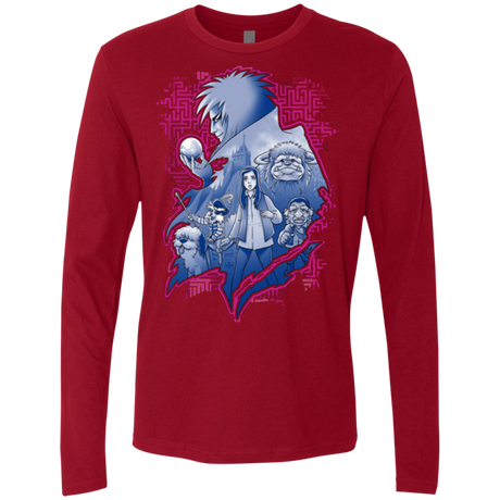 T-Shirts Cardinal / Small Kings Labyrinth Men's Premium Long Sleeve