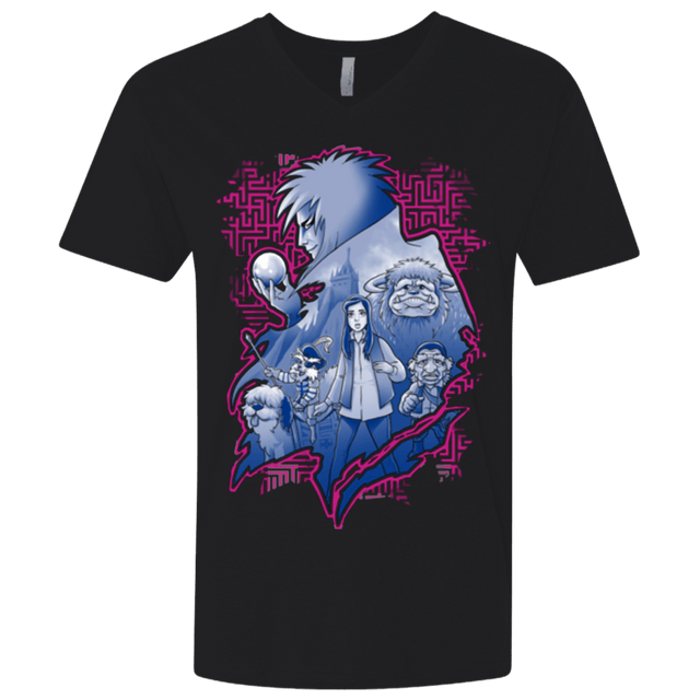 T-Shirts Black / X-Small Kings Labyrinth Men's Premium V-Neck
