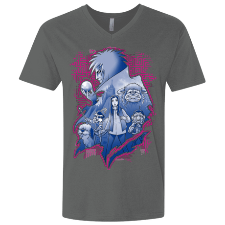 T-Shirts Heavy Metal / X-Small Kings Labyrinth Men's Premium V-Neck