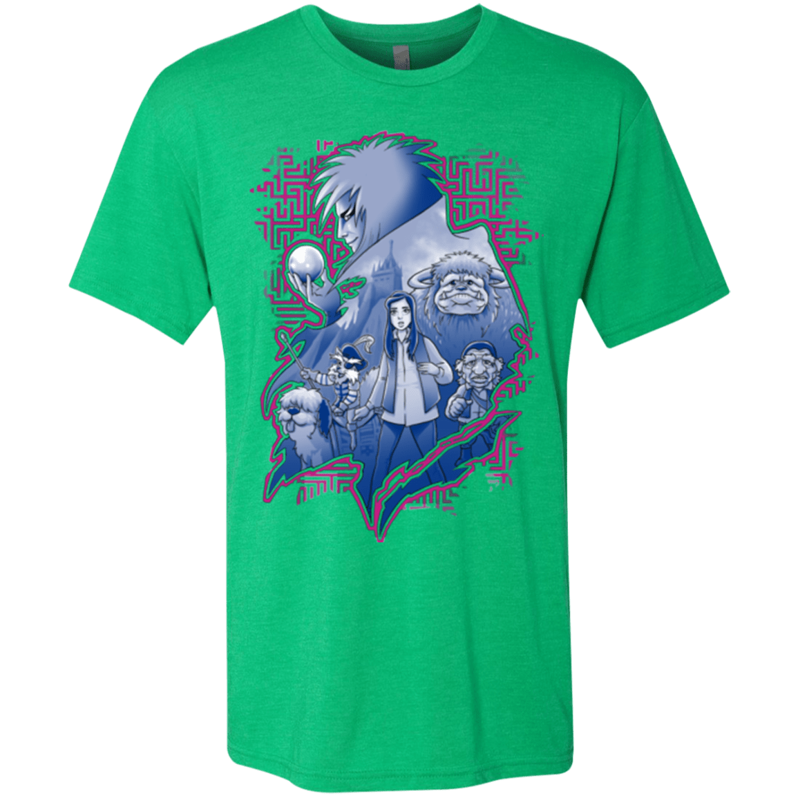 T-Shirts Envy / Small Kings Labyrinth Men's Triblend T-Shirt