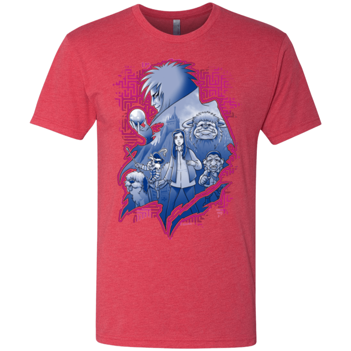 T-Shirts Vintage Red / Small Kings Labyrinth Men's Triblend T-Shirt