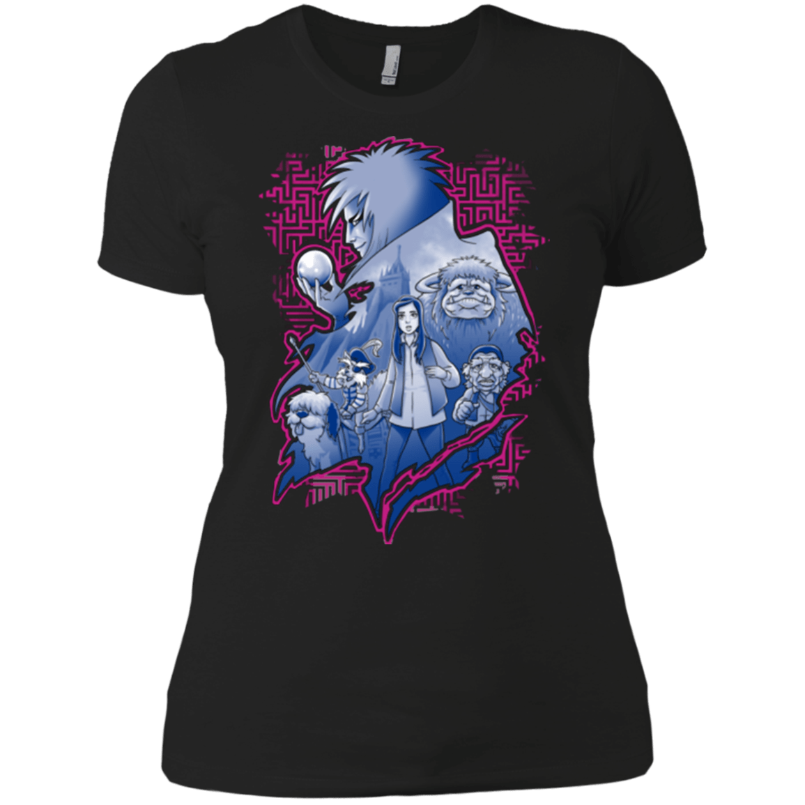 T-Shirts Black / X-Small Kings Labyrinth Women's Premium T-Shirt