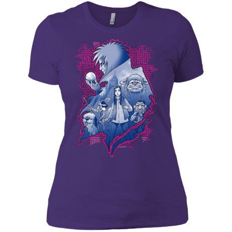 T-Shirts Purple Rush/ / X-Small Kings Labyrinth Women's Premium T-Shirt