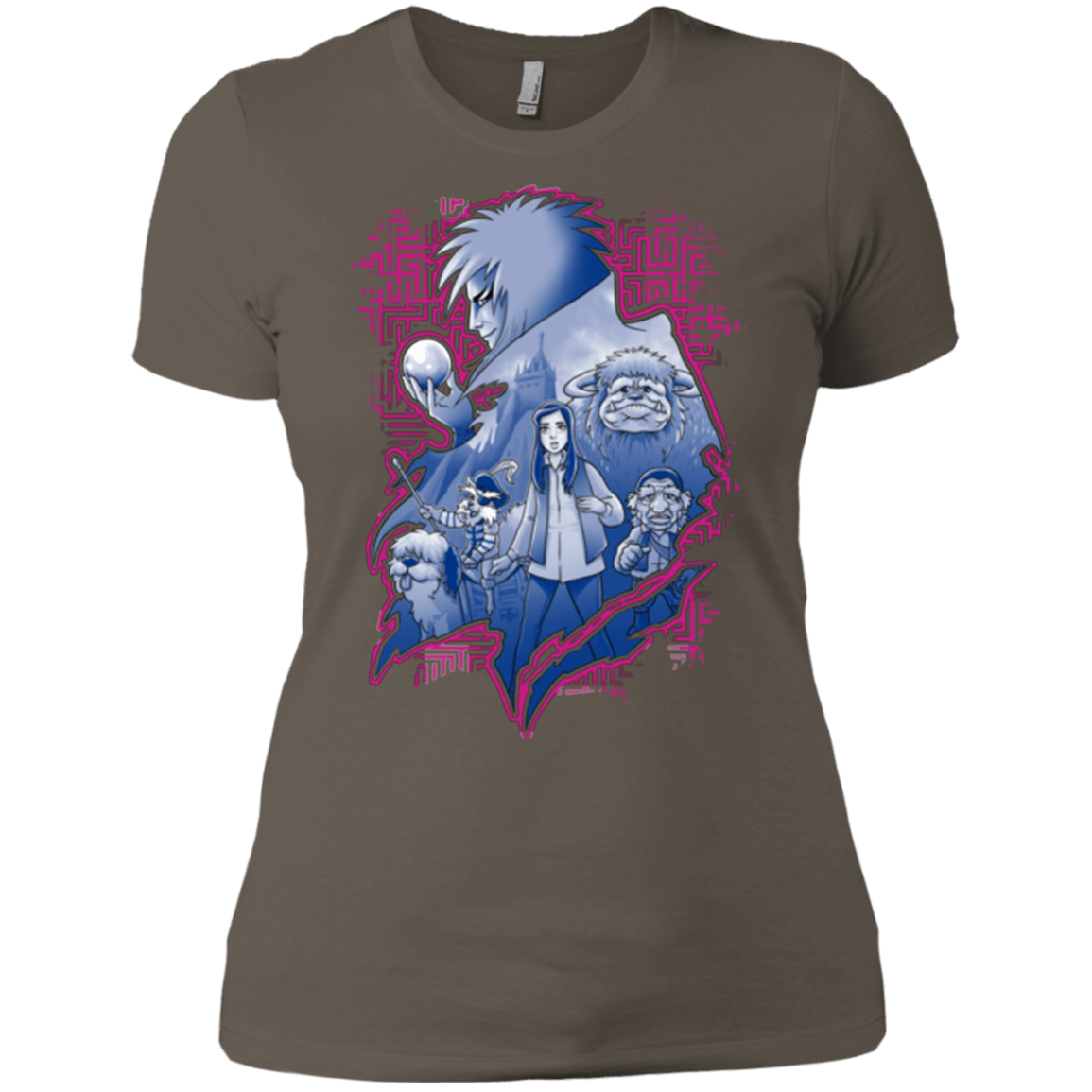 T-Shirts Warm Grey / X-Small Kings Labyrinth Women's Premium T-Shirt