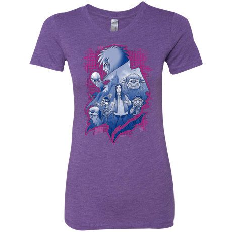 T-Shirts Purple Rush / Small Kings Labyrinth Women's Triblend T-Shirt