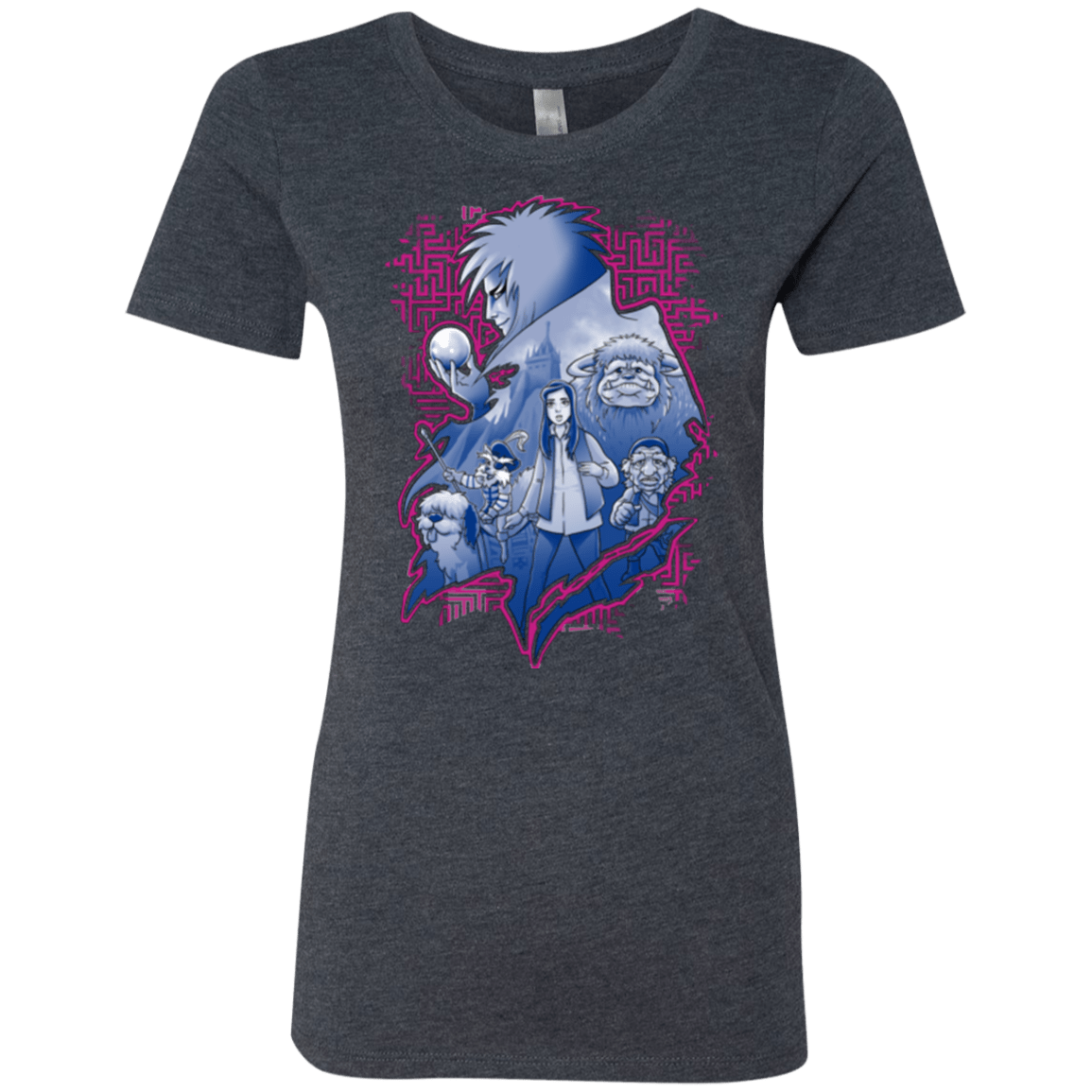 T-Shirts Vintage Navy / Small Kings Labyrinth Women's Triblend T-Shirt