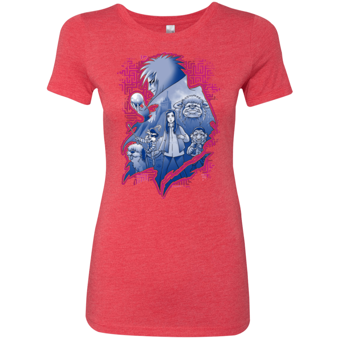 T-Shirts Vintage Red / Small Kings Labyrinth Women's Triblend T-Shirt