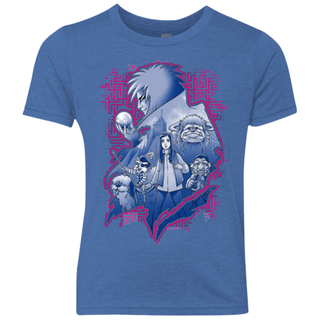T-Shirts Vintage Royal / YXS Kings Labyrinth Youth Triblend T-Shirt
