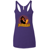 T-Shirts Purple / X-Small Kingslayer Women's Triblend Racerback Tank