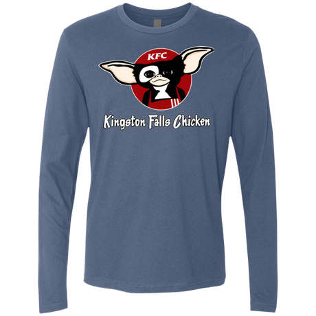 T-Shirts Indigo / Small Kingston Falls Chicken Men's Premium Long Sleeve