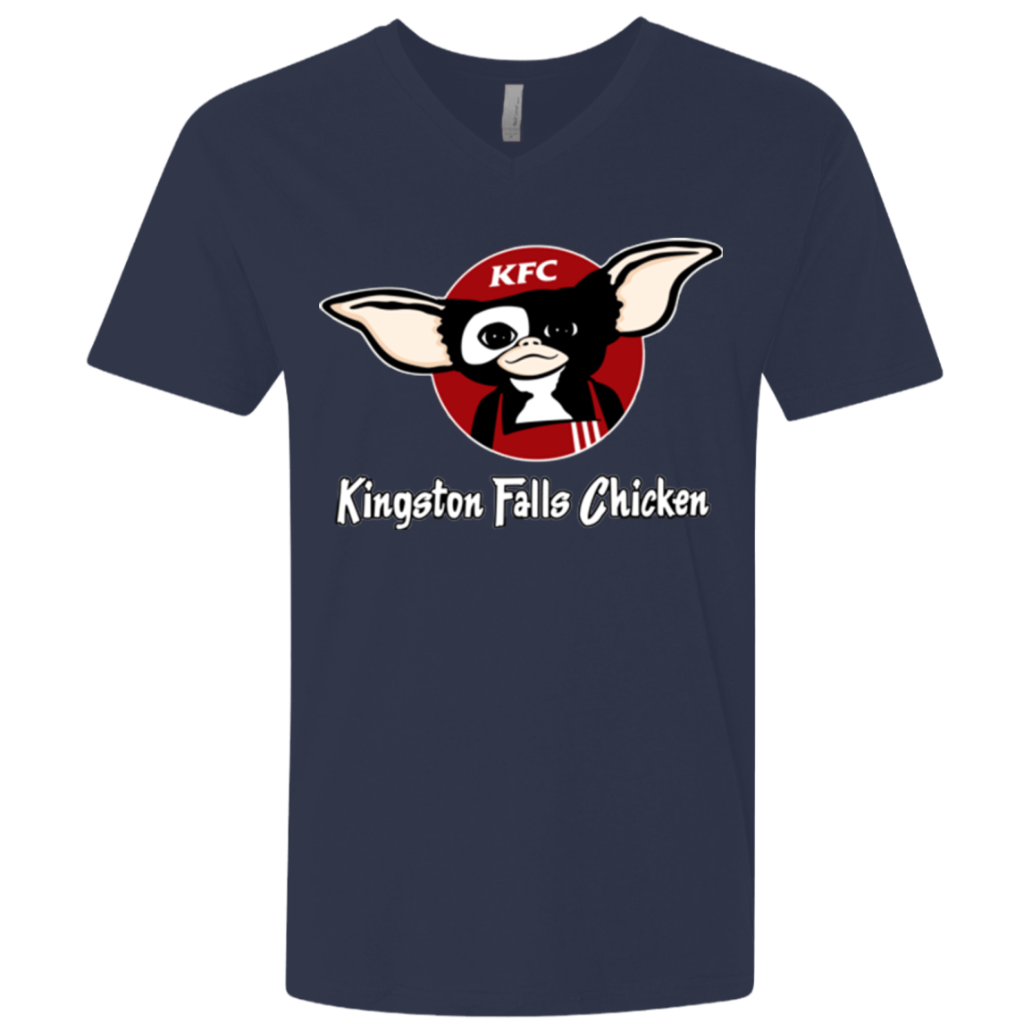 T-Shirts Midnight Navy / X-Small Kingston Falls Chicken Men's Premium V-Neck