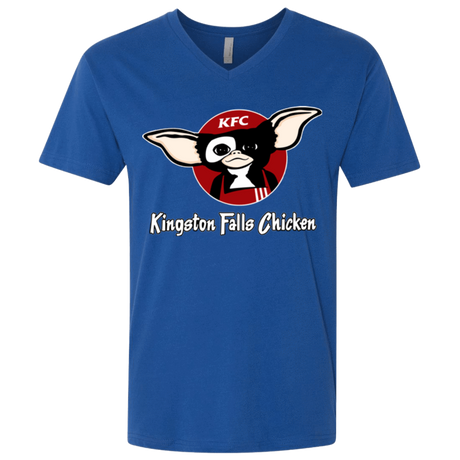 T-Shirts Royal / X-Small Kingston Falls Chicken Men's Premium V-Neck