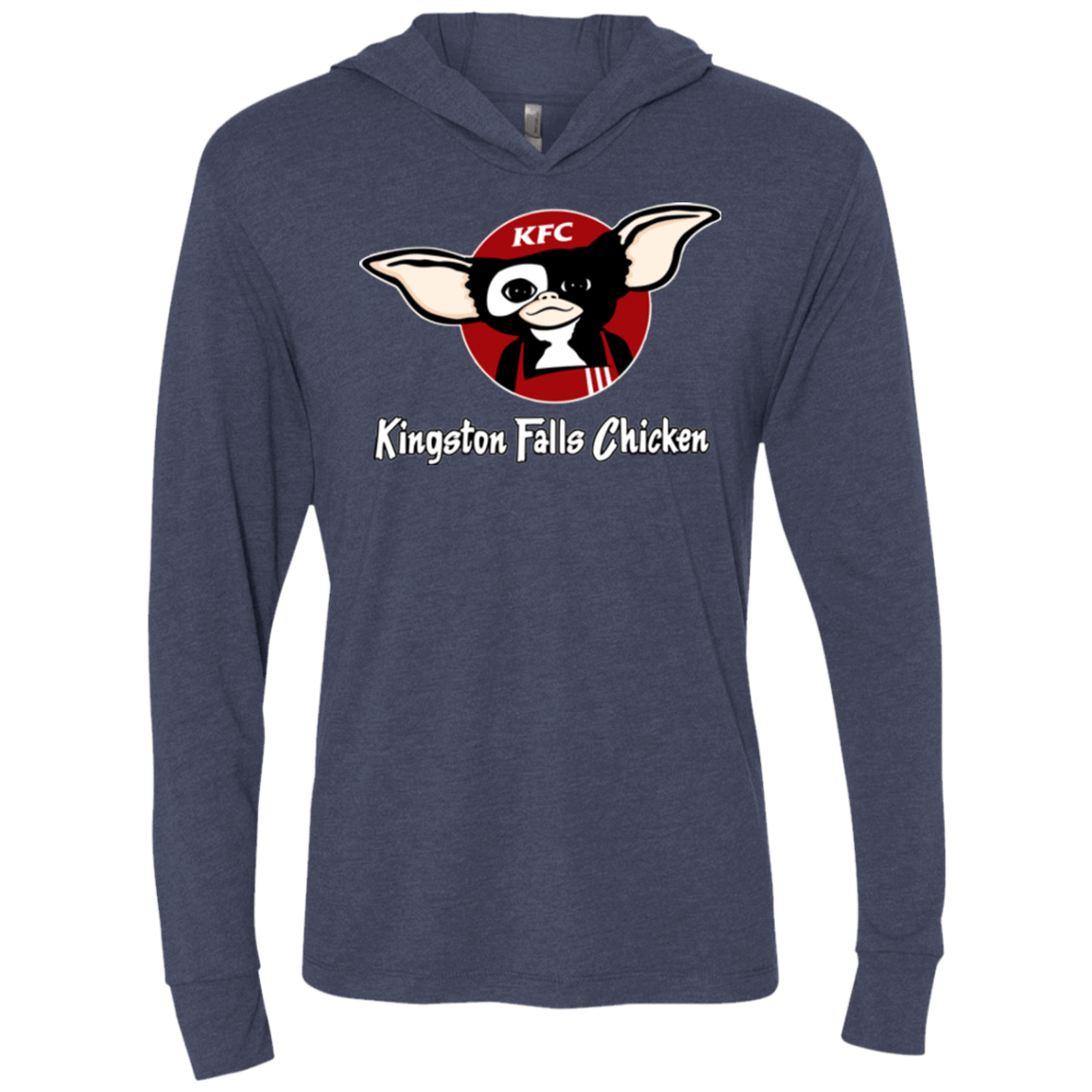 Kingston Falls Chicken Triblend Long Sleeve Hoodie Tee