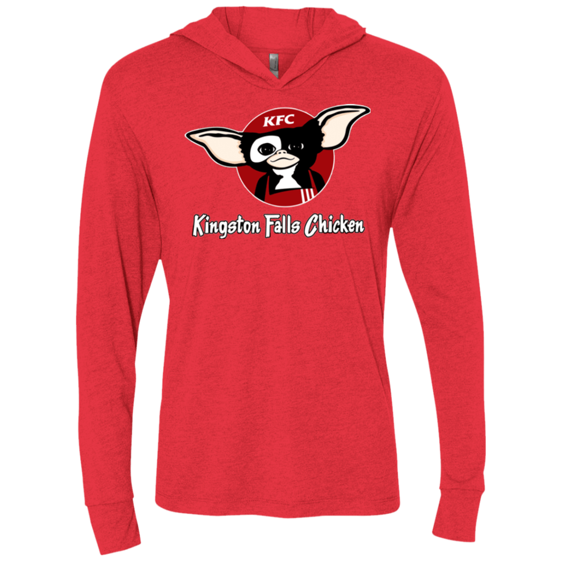 Kingston Falls Chicken Triblend Long Sleeve Hoodie Tee