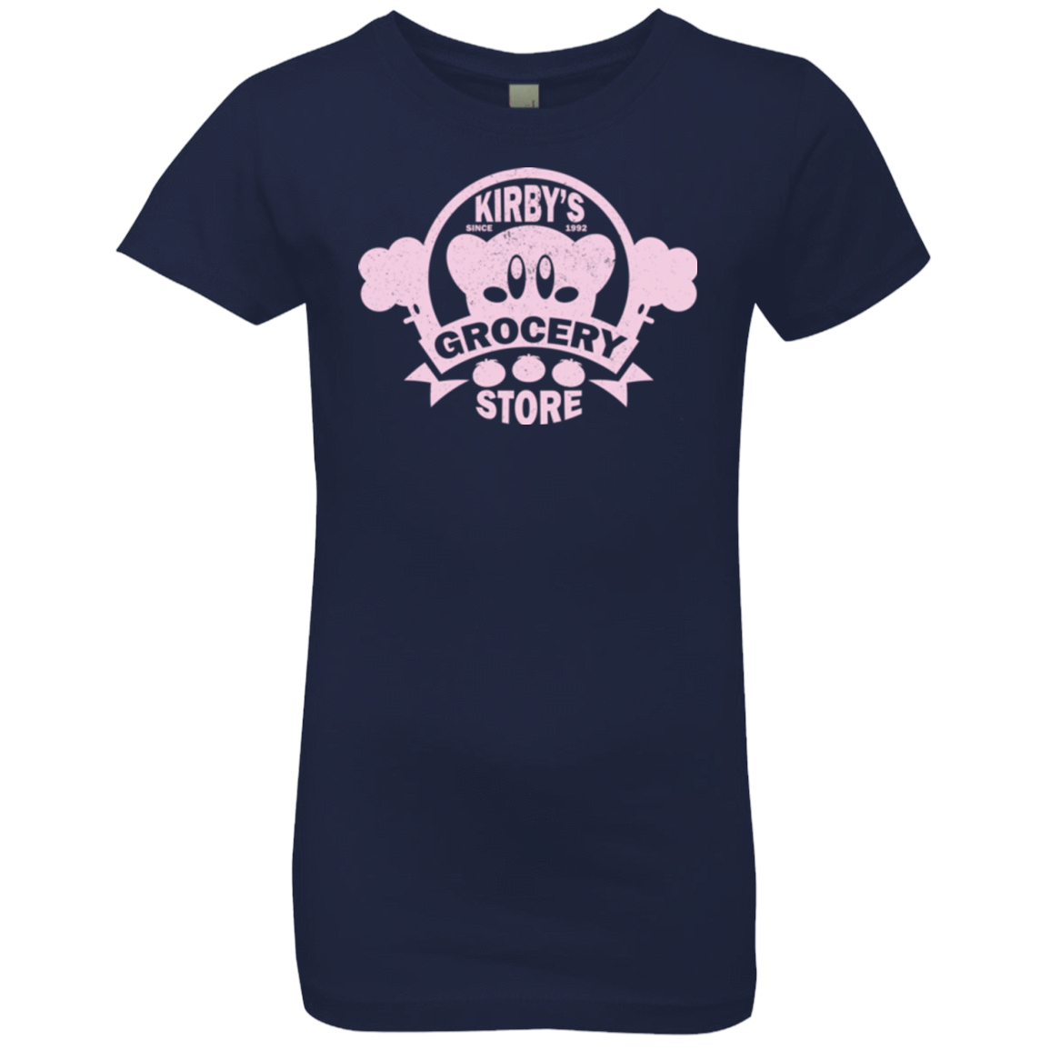 T-Shirts Midnight Navy / YXS Kirbys Grocery Store Girls Premium T-Shirt