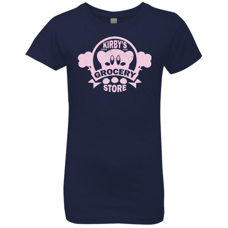T-Shirts Midnight Navy / YXS Kirbys Grocery Store Girls Premium T-Shirt