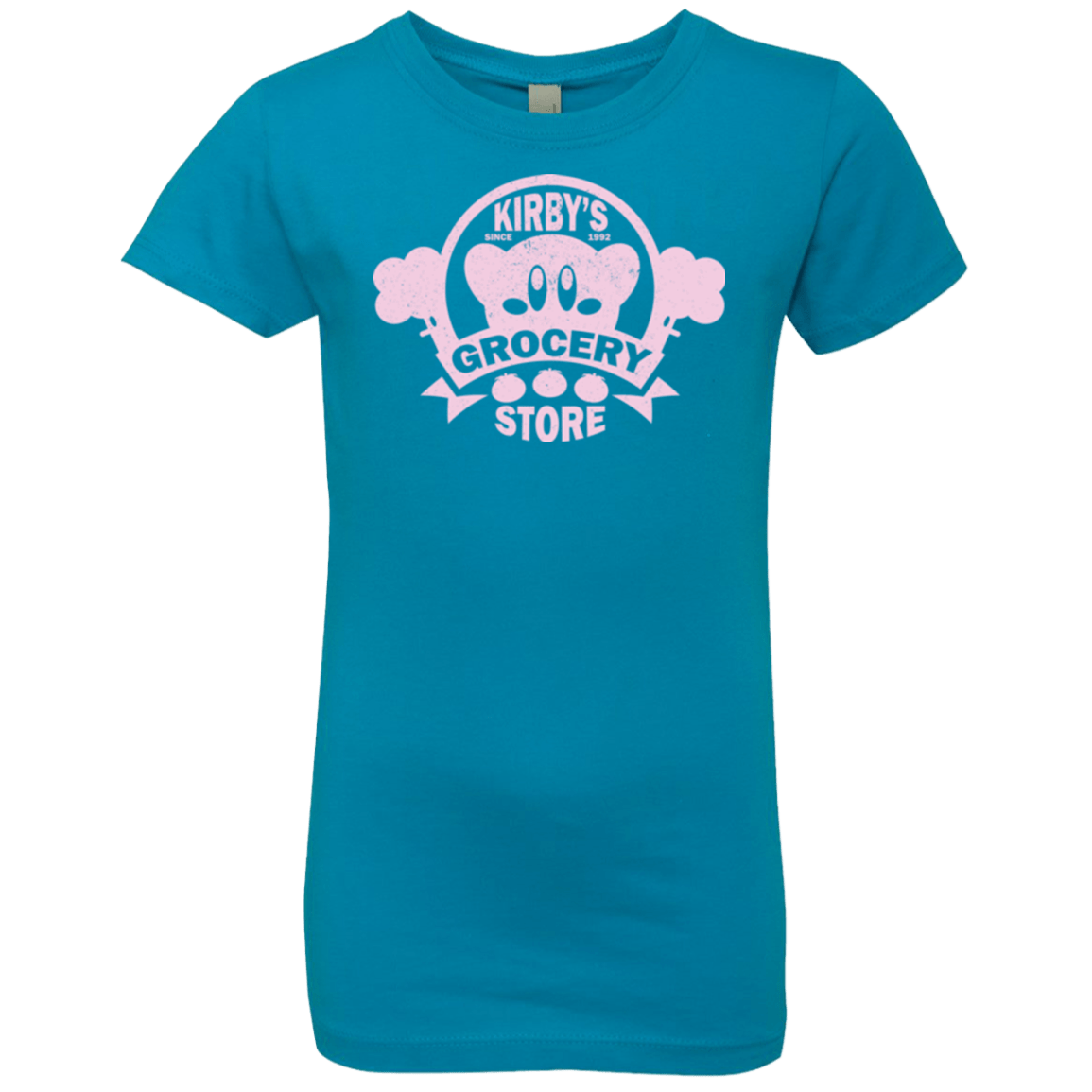 T-Shirts Turquoise / YXS Kirbys Grocery Store Girls Premium T-Shirt