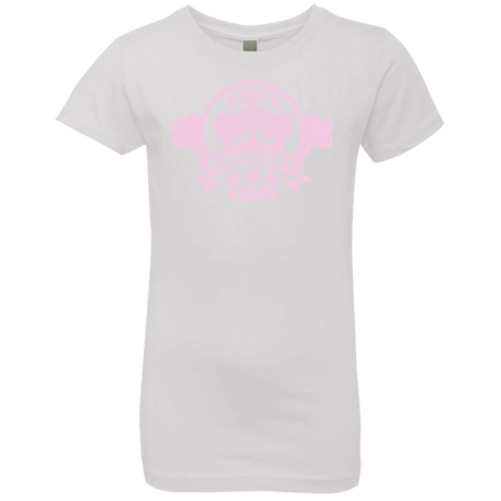 T-Shirts White / YXS Kirbys Grocery Store Girls Premium T-Shirt
