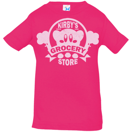 T-Shirts Hot Pink / 6 Months Kirbys Grocery Store Infant PremiumT-Shirt