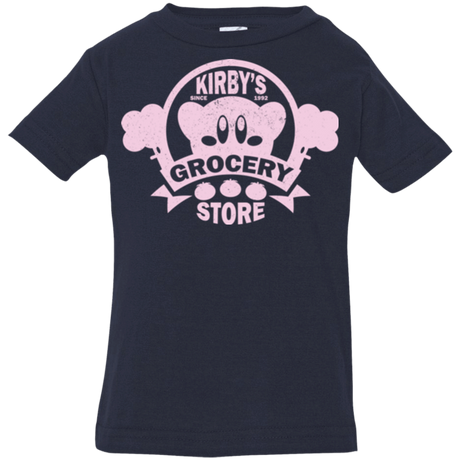 T-Shirts Navy / 6 Months Kirbys Grocery Store Infant PremiumT-Shirt