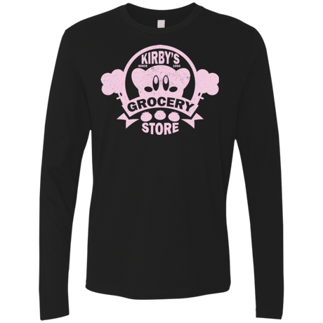 T-Shirts Black / Small Kirbys Grocery Store Men's Premium Long Sleeve