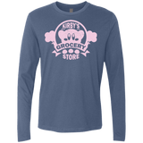 T-Shirts Indigo / Small Kirbys Grocery Store Men's Premium Long Sleeve