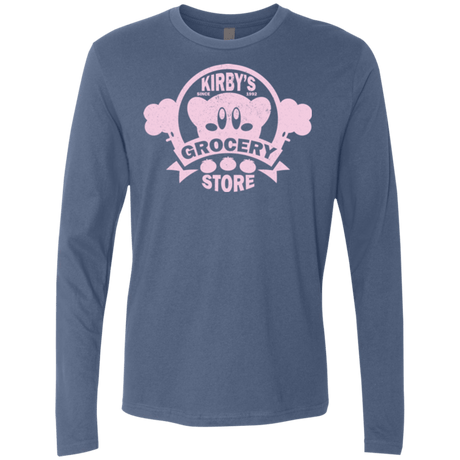 T-Shirts Indigo / Small Kirbys Grocery Store Men's Premium Long Sleeve