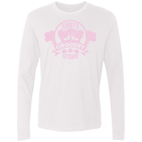 T-Shirts White / Small Kirbys Grocery Store Men's Premium Long Sleeve