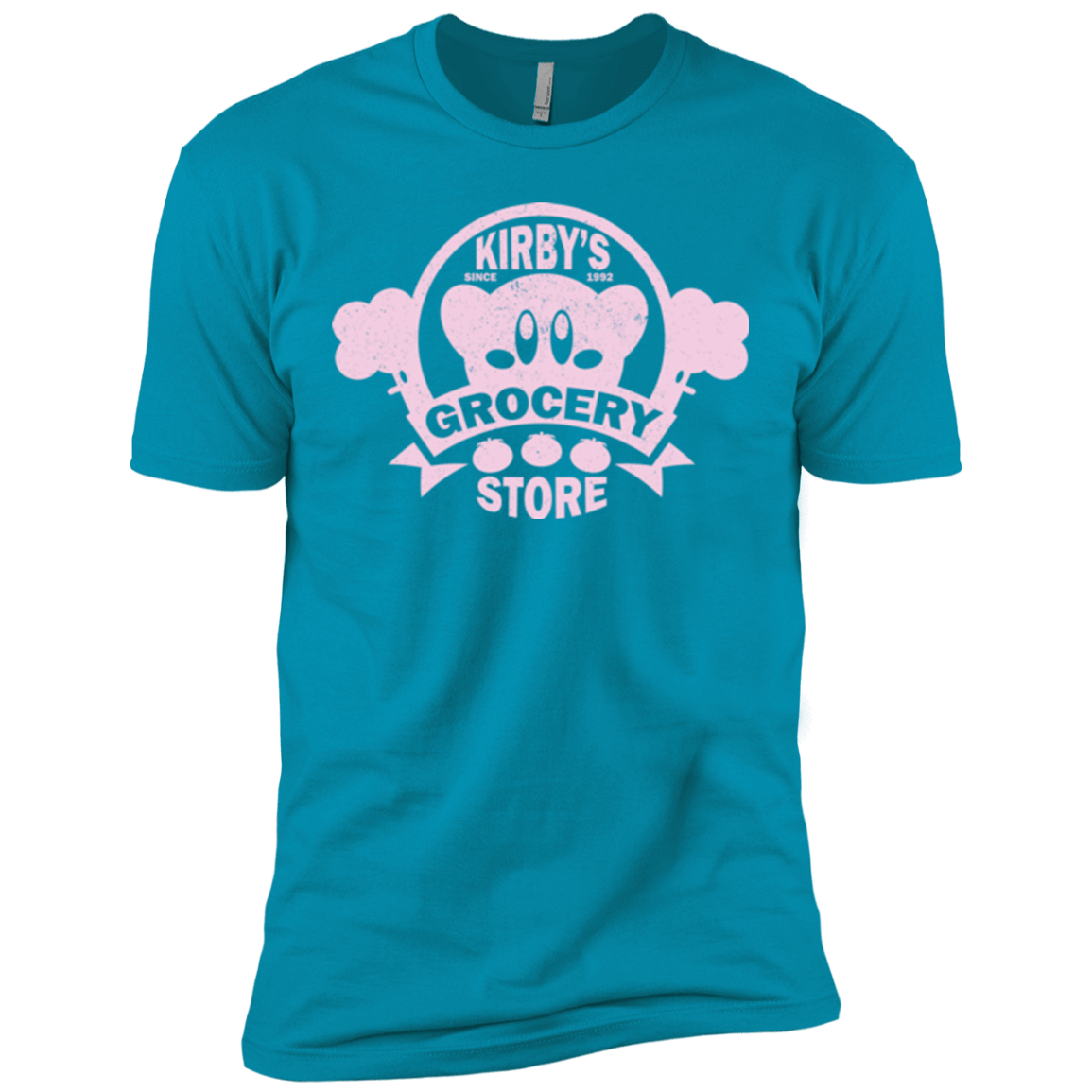 T-Shirts Turquoise / X-Small Kirbys Grocery Store Men's Premium T-Shirt