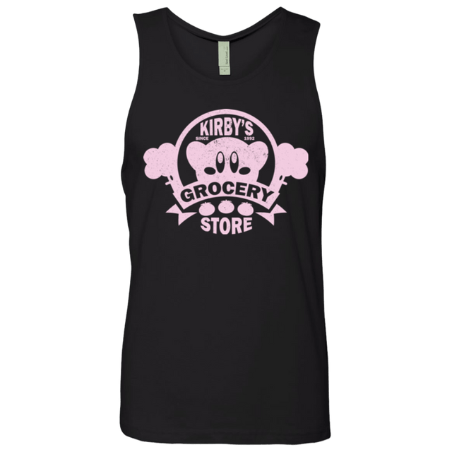 T-Shirts Black / Small Kirbys Grocery Store Men's Premium Tank Top