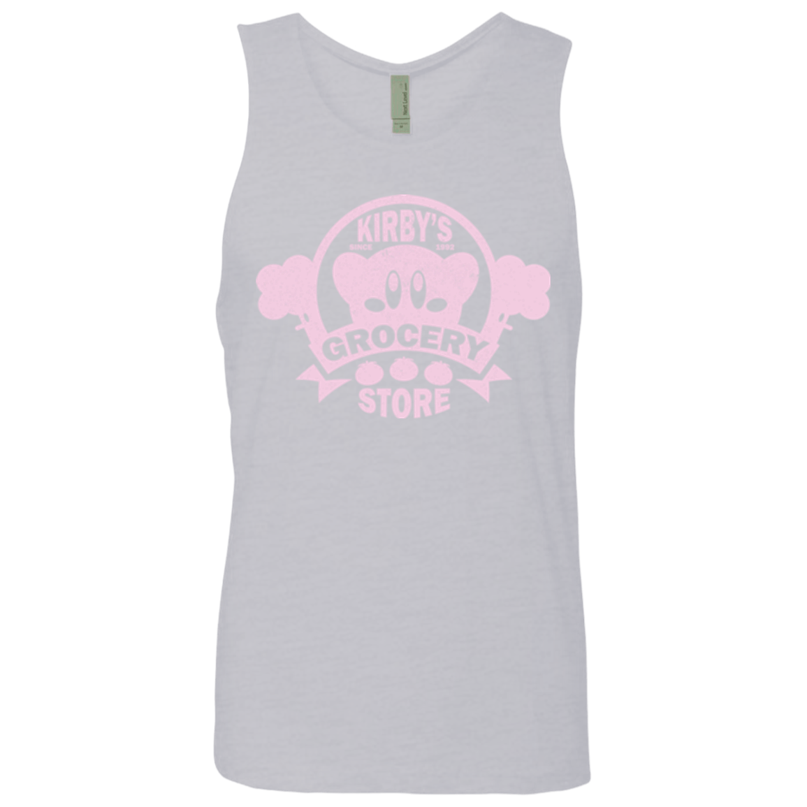 T-Shirts Heather Grey / Small Kirbys Grocery Store Men's Premium Tank Top