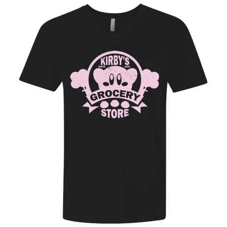 T-Shirts Black / X-Small Kirbys Grocery Store Men's Premium V-Neck