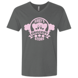 T-Shirts Heavy Metal / X-Small Kirbys Grocery Store Men's Premium V-Neck