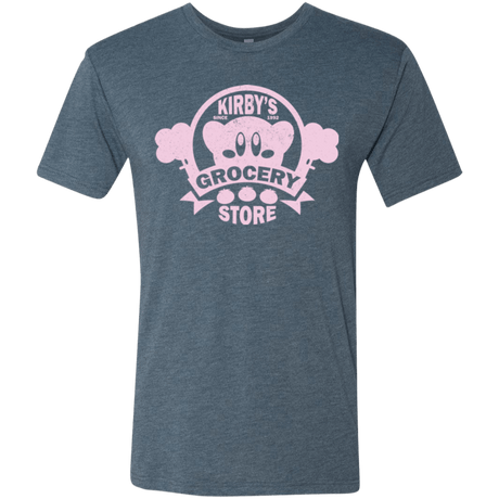 T-Shirts Indigo / Small Kirbys Grocery Store Men's Triblend T-Shirt