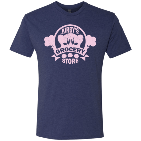 T-Shirts Vintage Navy / Small Kirbys Grocery Store Men's Triblend T-Shirt