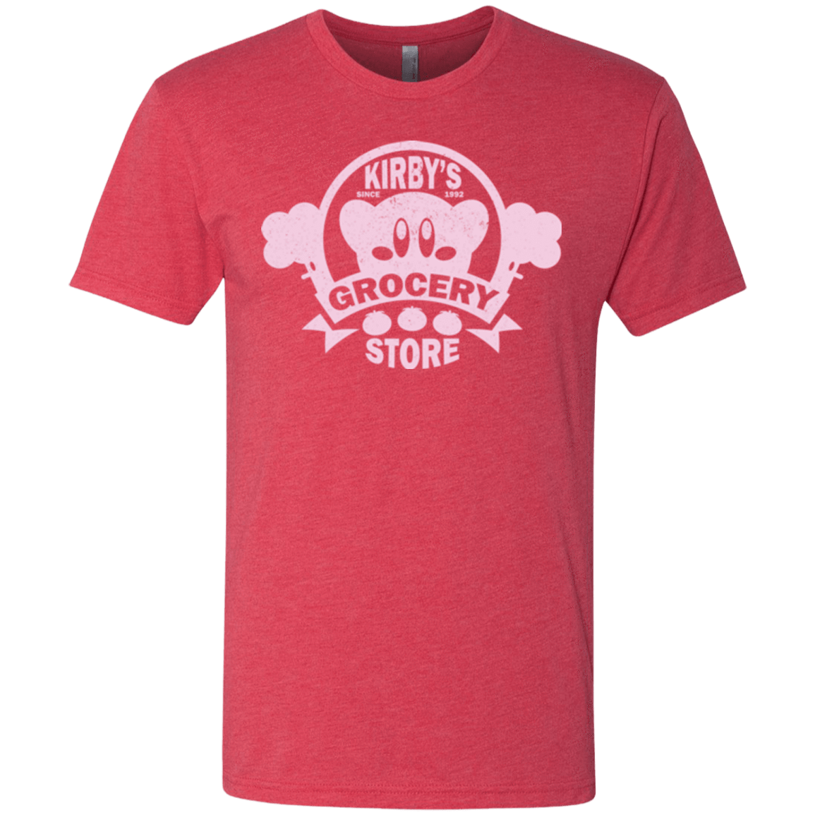 T-Shirts Vintage Red / Small Kirbys Grocery Store Men's Triblend T-Shirt