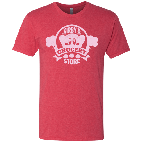 T-Shirts Vintage Red / Small Kirbys Grocery Store Men's Triblend T-Shirt