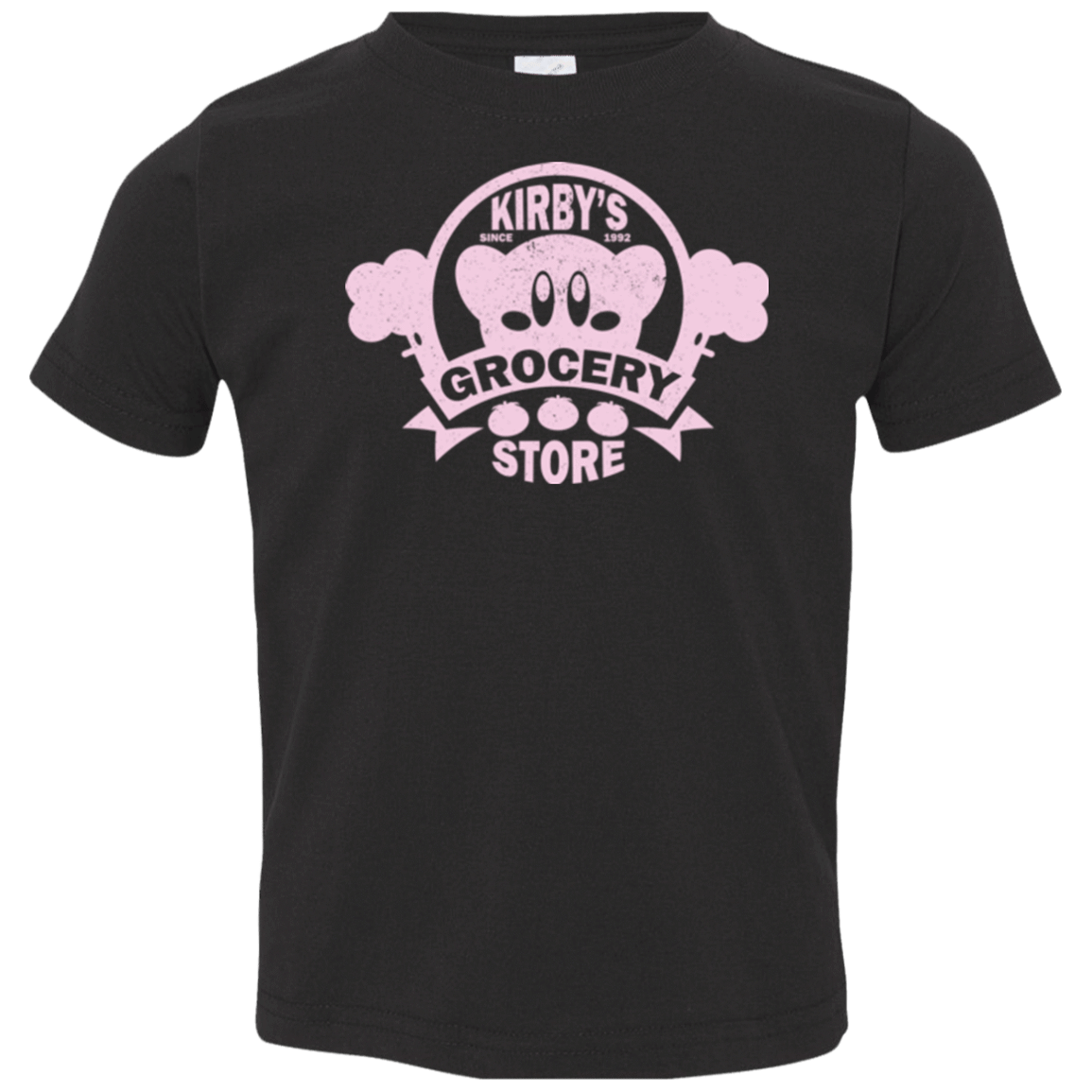 T-Shirts Black / 2T Kirbys Grocery Store Toddler Premium T-Shirt