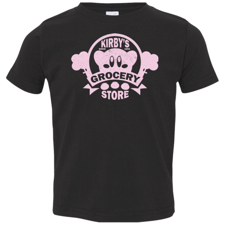 T-Shirts Black / 2T Kirbys Grocery Store Toddler Premium T-Shirt