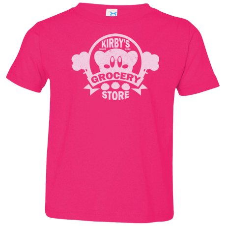 T-Shirts Hot Pink / 2T Kirbys Grocery Store Toddler Premium T-Shirt