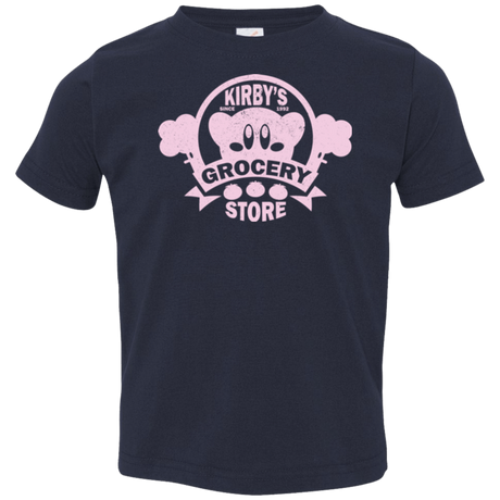 T-Shirts Navy / 2T Kirbys Grocery Store Toddler Premium T-Shirt
