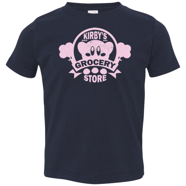 T-Shirts Navy / 2T Kirbys Grocery Store Toddler Premium T-Shirt