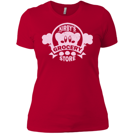 T-Shirts Red / X-Small Kirbys Grocery Store Women's Premium T-Shirt