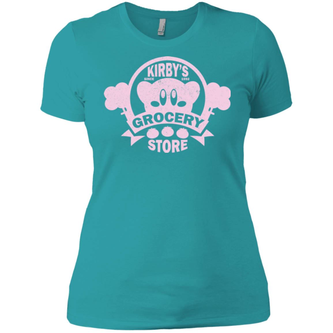 T-Shirts Tahiti Blue / X-Small Kirbys Grocery Store Women's Premium T-Shirt