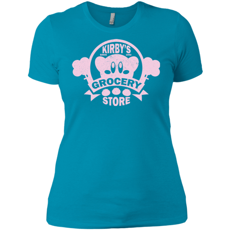 T-Shirts Turquoise / X-Small Kirbys Grocery Store Women's Premium T-Shirt